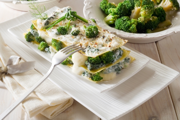 lasagne broccoli